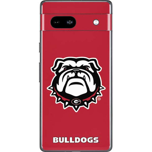 University of Georgia Bulldogs Logo Google Pixel 7a Skin